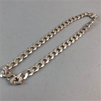 Lot 9 - A GENTLEMAN'S CHAIN NECKLACE