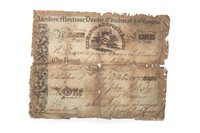 Lot 639 - A SCOTTISH EARLY 19TH CENTURY £1 NOTE