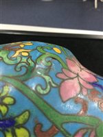 Lot 1181 - A 19TH CENTURY CHINESE CLOISONNE VASE