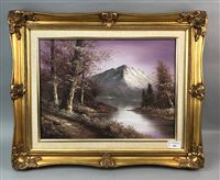 Lot 244 - A LOT OF TWO CONTEMPORARY OIL PAINTINGS
