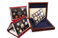 Lot 644 - THREE ANNUAL PROOF COINAGE SETS