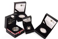 Lot 646 - FOUR SILVER PROOF COINS