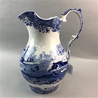 Lot 253 - A SPODE JUG AND A MINTON PART TEA AND DINNER SERVICE
