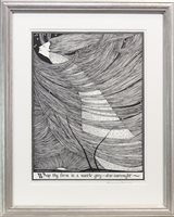 Lot 563 - WRAP THY FORM IN A MANTLE GREY, A LITHOGRAPH BY HANNAH FRANK