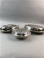Lot 320 - A GROUP OF VARIOUS SILVER PLATED ITEMS