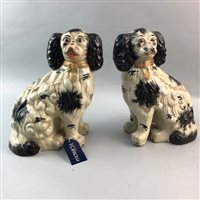 Lot 350 - A PAIR OF WALLY DOGS