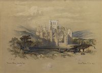 Lot 543 - LIVINGSTONE'S BIRTHPLACE, AN ARTIST PROOF ETCHING BY WILLIAM ARMOUR