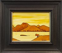 Lot 626 - AUTUMN BY BEN LOMOND, AN OIL BY IAIN CARBY