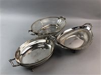 Lot 404 - A BRASS JELLY PAN AND OTHER BRASS WARES