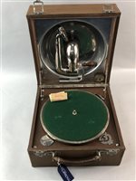 Lot 407 - A DECCA RECORD PLAYER AND RECORDS