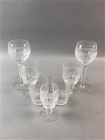 Lot 413 - A SET OF WATERFORD CRYSTAL GLASSES