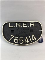 Lot 418 - A L.N.E.R TRAIN PLATE