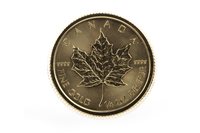 Lot 659 - AN ELIZABETH II CANADA GOLD 10 DOLLARS 1/4 OZ COIN, 2015