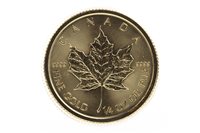 Lot 661 - AN ELIZABETH II CANADA GOLD 10 DOLLARS 1/4 OZ COIN, 2015