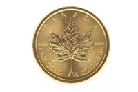 Lot 663 - AN ELIZABETH II CANADA GOLD 10 DOLLARS 1/4 OZ COIN, 2015