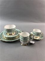 Lot 433 - A QUEEN ANNE CHINA TEA SERVICE AND TWO ROYAL ALBERT PLATES