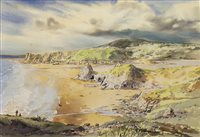 Lot 434 - A WATERCOLOUR BY RONALD MOORE