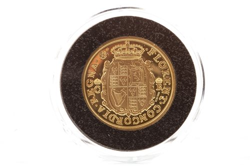 Lot 673 - A RESTRIKE GOLD PROOF CHARLES I COIN