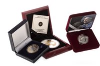Lot 677 - THREE SILVER PROOF COINS