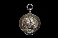 Lot 1903 - TWO EARLY 20TH CENTURY INVERURIE LOCO F.C. GOLD MEDALS