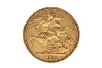 Lot 678 - A GOLD SOVEREIGN, 1890