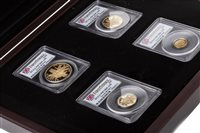 Lot 684 - A THE ROYAL MINT UK BRITANNIA FOUR-COIN GOLD PROOF FIRST STRIKE SET