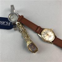 Lot 23 - A TRIDENT WRIST WATCH AND TWO OTHER WRIST WATCHES