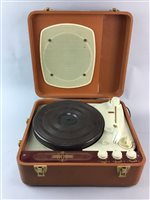 Lot 128 - TWO VINTAGE RECORD PLAYERS