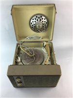 Lot 128 - TWO VINTAGE RECORD PLAYERS