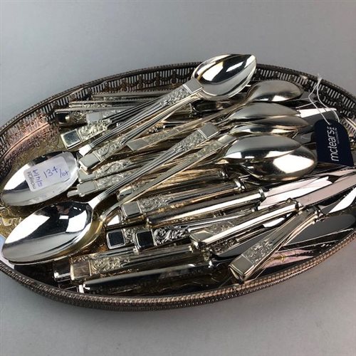 Lot 134 - A LOT OF PLATED CUTLERY