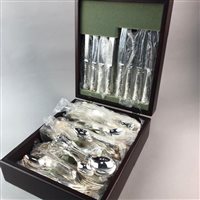 Lot 135 - A CANTEEN OF PLATED CUTLERY