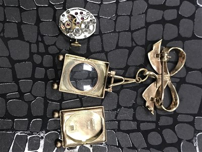 Lot 806 - A LADY'S VETTA WATCH AND A GIRARD PERREGAUX PENDANT WATCH