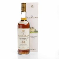 Lot 588 - MACALLAN 10 YEARS Highland Single Malt Scotch...