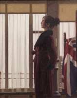 Lot 714 - FUTURE WORLD, AN OIL BY JACK VETTRIANO