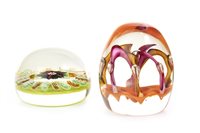 Lot 1266 - A LOT OF TWO PAUL YSART HARLAND PAPERWEIGHTS