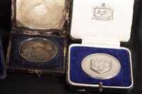 Lot 1933 - FIVE VICTORIAN AND EARLY 20TH CENTURY MEDALS