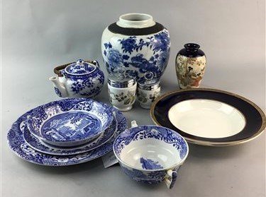 Lot 105 - A SPODE ITALIAN DINNER FOR ONE AND OTHER CERAMICS