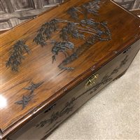 Lot 988 - A CHINESE CAMPHORWOOD CHEST