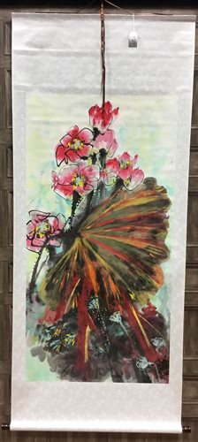 Lot 441 - A CONTEMPORARY CHINESE SCROLL PAINTING
