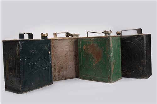 Lot 14 - FOUR ESSO AND OTHER PETROL CANS