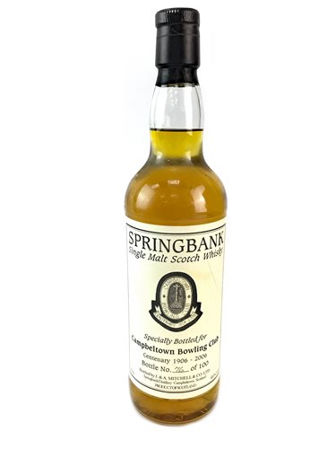 Lot 372 - SPRINGBANK CAMPBELTOWN BOWLING CLUB CENTENARY