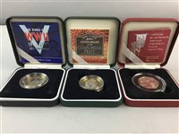 Lot 139 - A GROUP OF STAMPS, TWO WATCHES AND THREE SILVER PROOF COINS