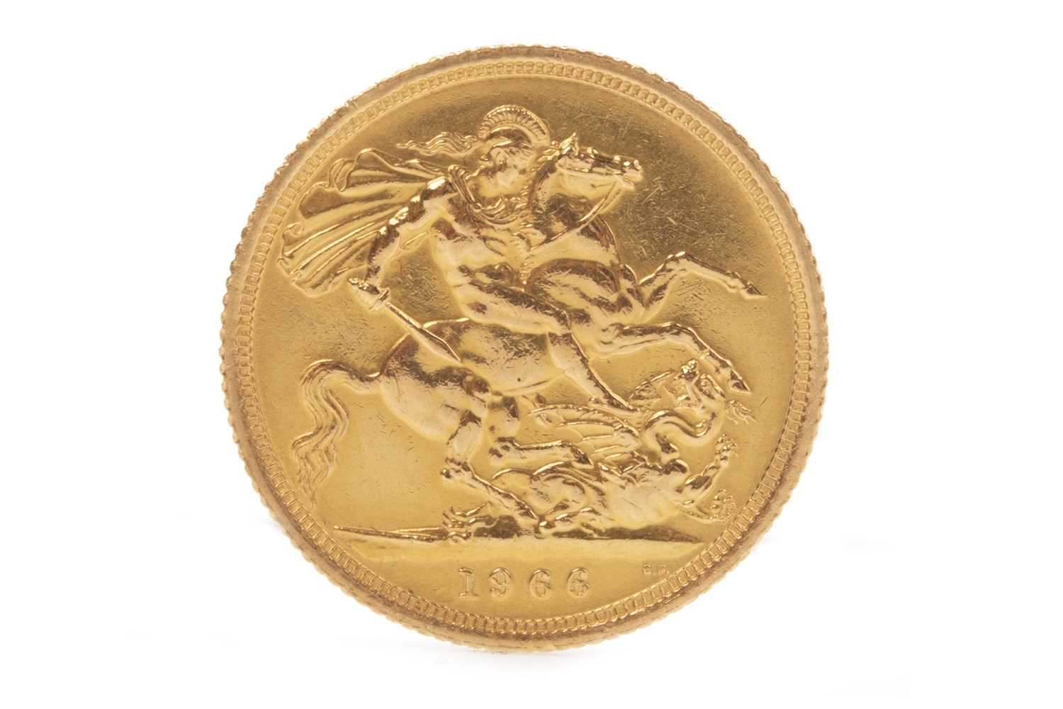 Lot 501 - A GOLD SOVEREIGN, 1966