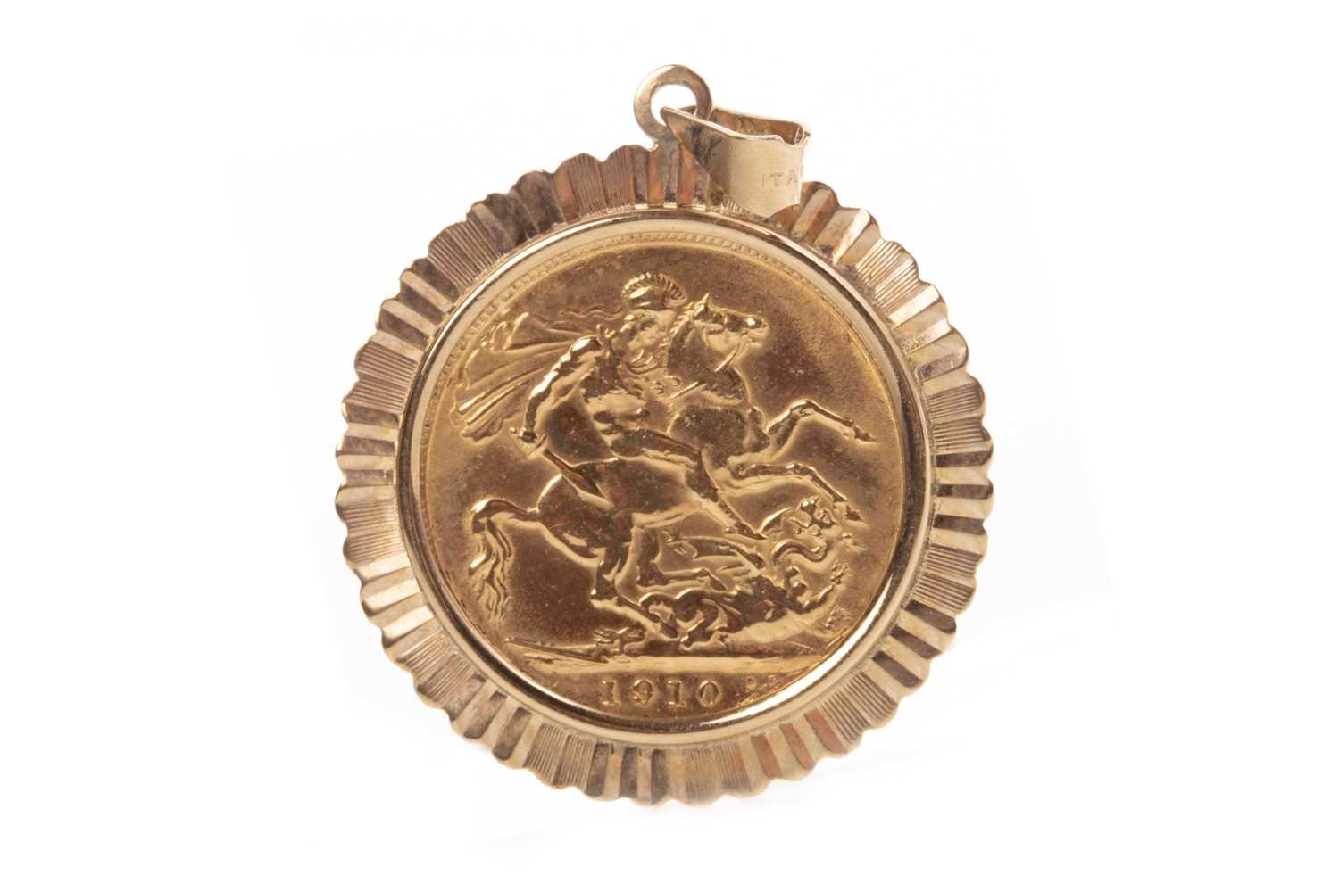 Lot 503 - A GOLD SOVEREIGN, 1910