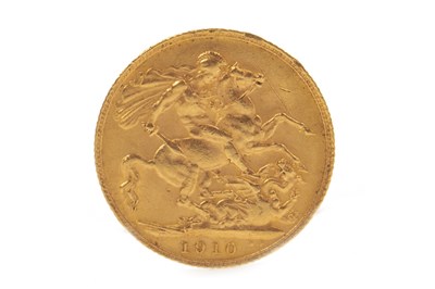 Lot 506 - A GOLD SOVEREIGN, 1910