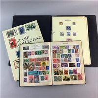 Lot 164 - A GROUP OF WORLD STAMPS AND ALBUMS