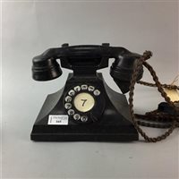 Lot 165 - A VINTAGE PYRAMID TELEPHONE