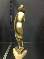 Lot 1659 - AN ART DECO COLD PAINTED FIGURE