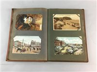 Lot 327 - A LOT OF THREE ALBUMS OF POSTCARDS