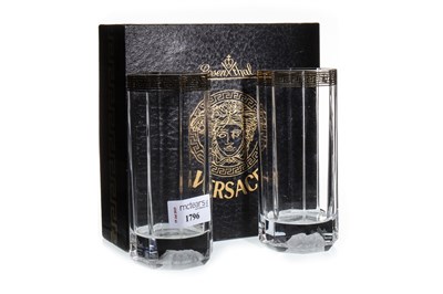Lot 1796 - A PAIR OF ROSETHAL VERSACE GLASSES